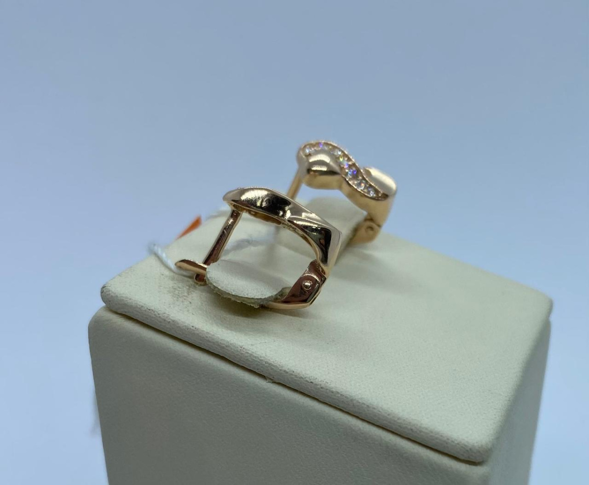 СЕРЬГИ С КАМНЯМИ (Au 585)