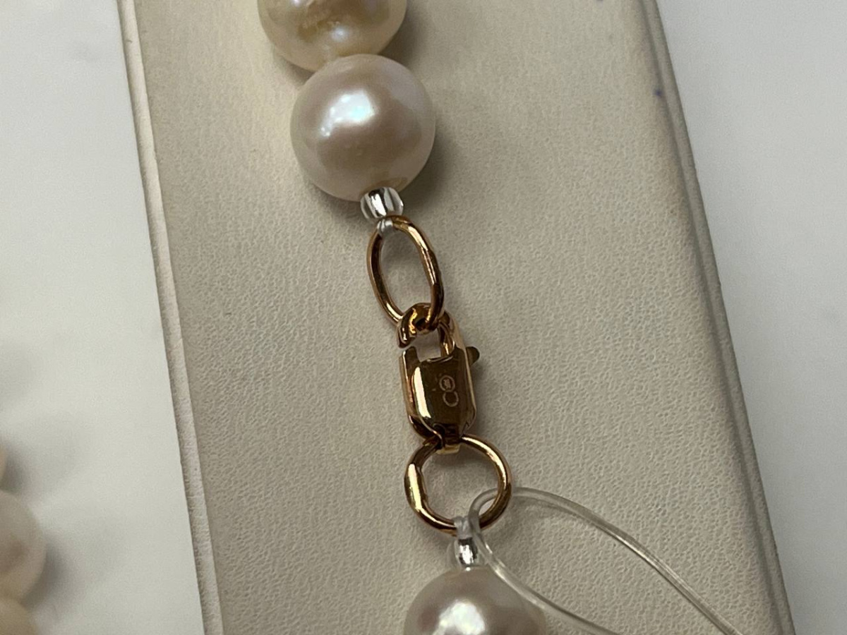 718080055 КОЛЬЕ ЖЕМЧУГ (Au 585)