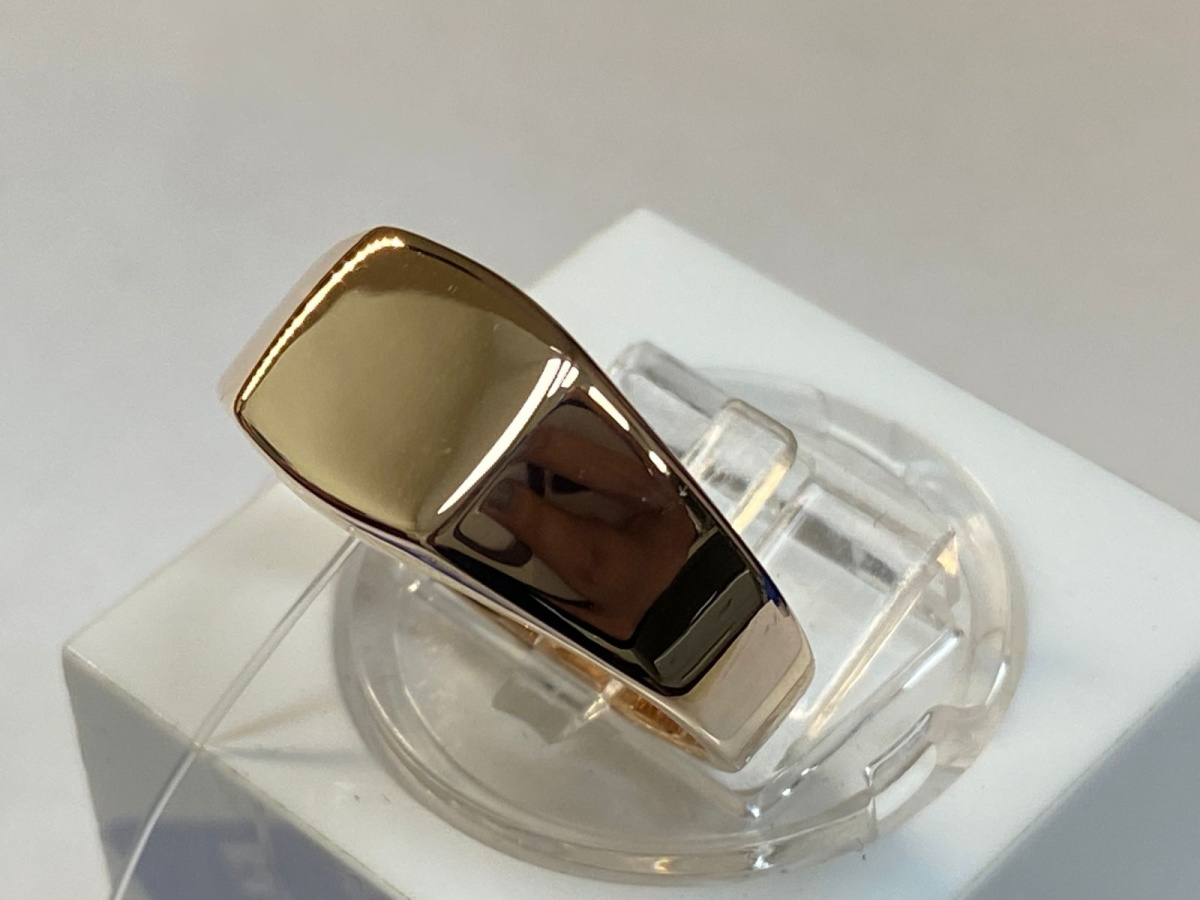 КОЛЬЦО ПЕЧАТКА без камня (Au 585)