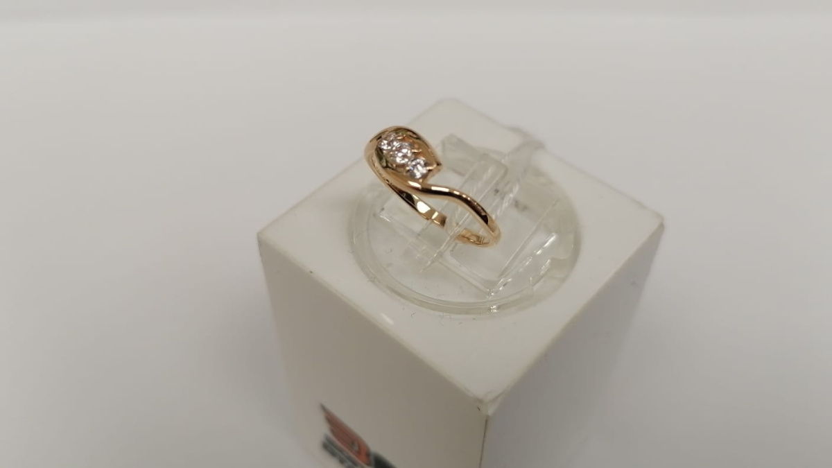 КОЛКМИ585 КОЛЬЦО С КАМНЯМИ (Au 585)
