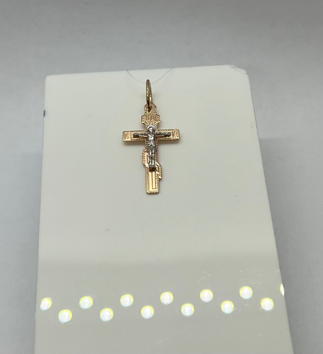 ПОДВЕСКА КРЕСТ без камня (Au 585)