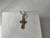 ПОДВЕСКА КРЕСТ БЕЗ КАМНЯ (Au 585)