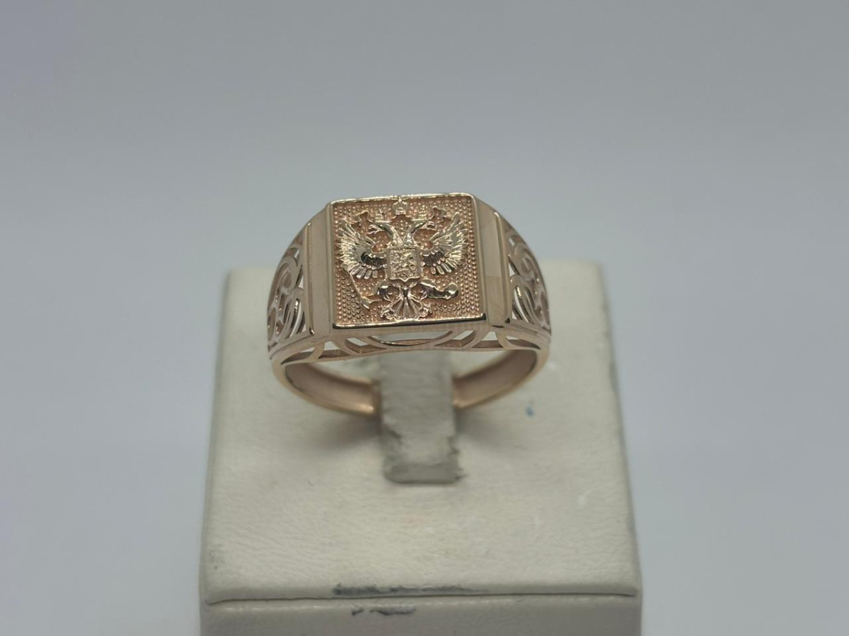 КОЛЬЦО ПЕЧАТКА без камня (Au 585)