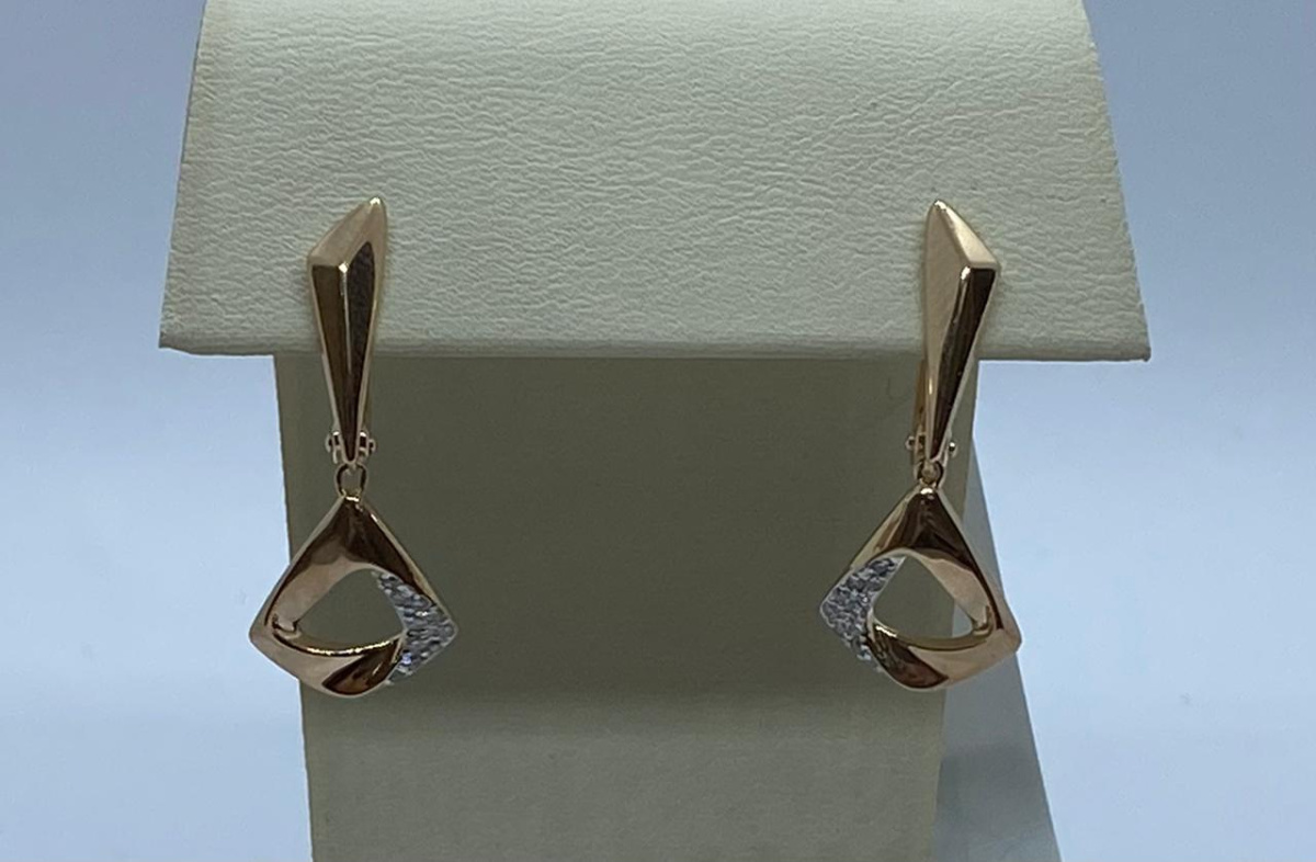 СЕРЬГИ БРИЛЛИАНТ (Au 585)