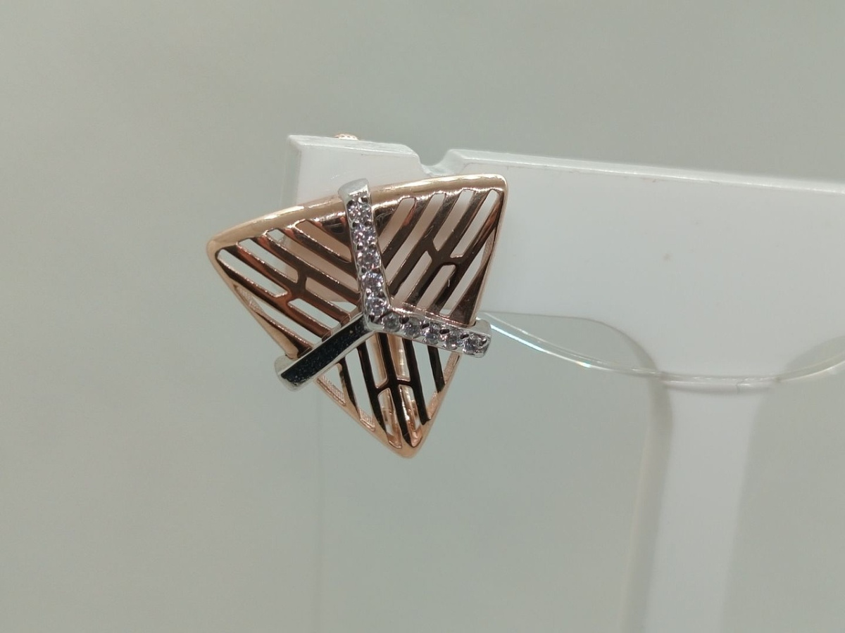 СЕРЬГИ С КАМНЯМИ (Au 585)