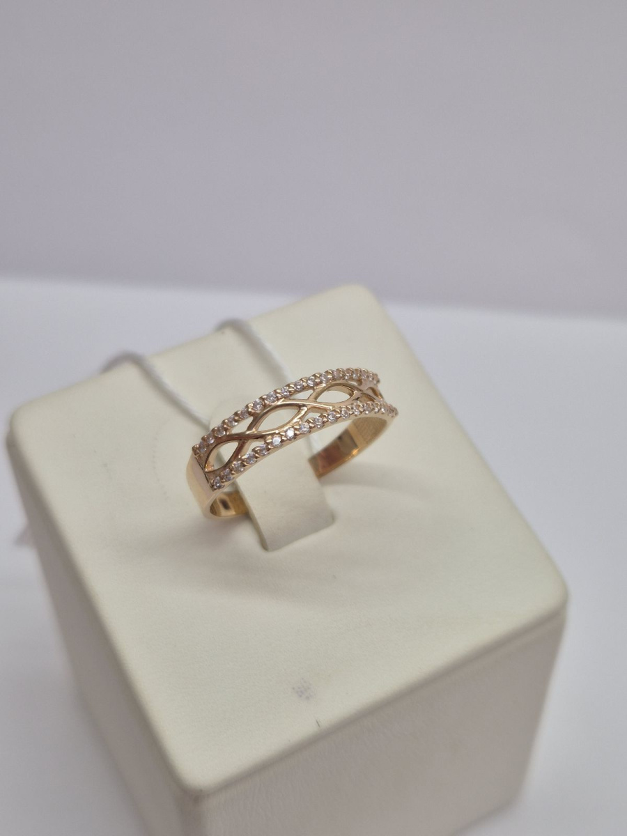 КОЛКМИ585 КОЛЬЦО С КАМНЯМИ (Au 585)