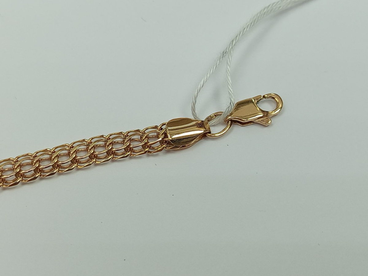 БРАСЛЕТ ПОЛНОВЕСНЫЙ Итальянка Au 585