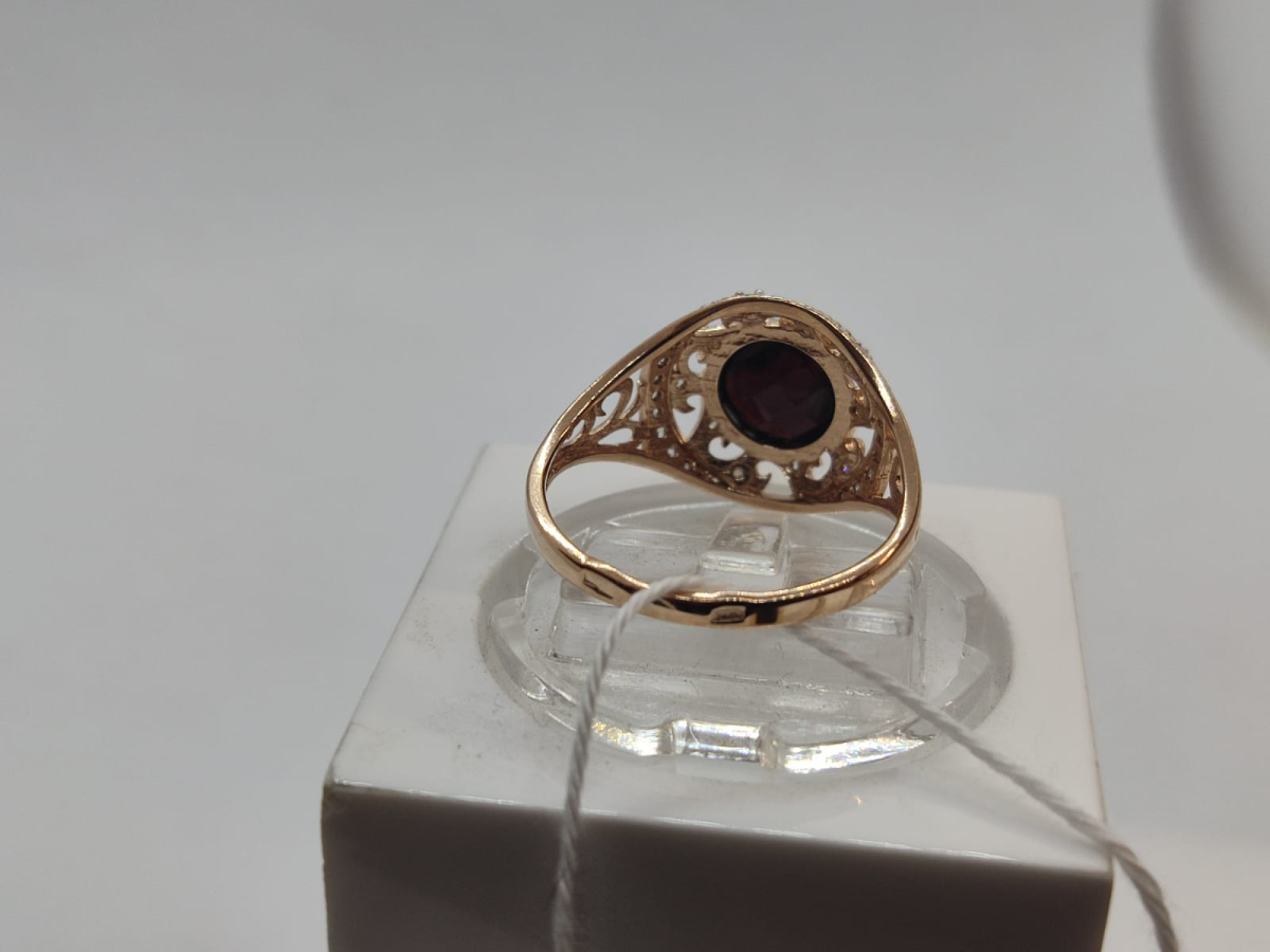 КОЛКМИ585 КОЛЬЦО С КАМНЯМИ (Au 585)