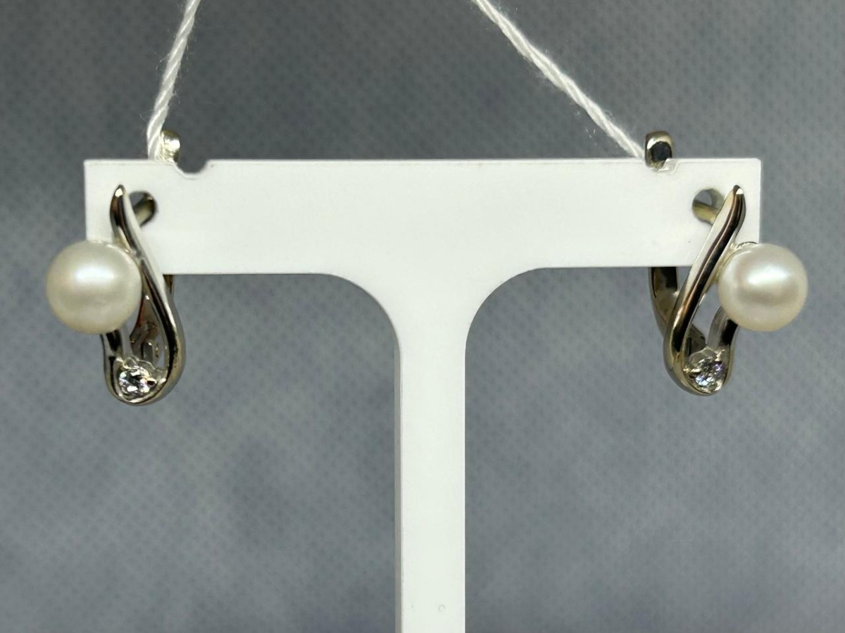 СЕРЬГИ С КАМНЯМИ (Au 585)