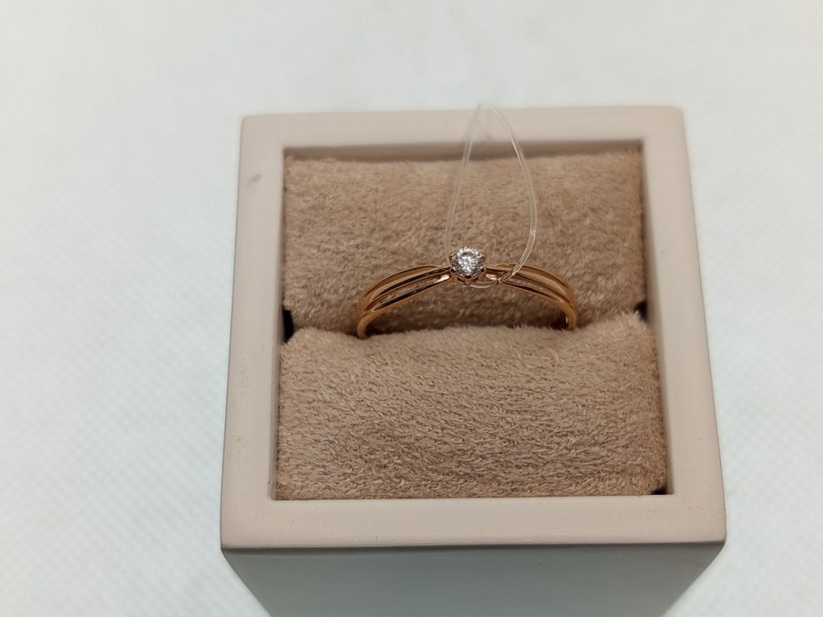 КОЛЬЦО С КАМНЕМ (Au 585)