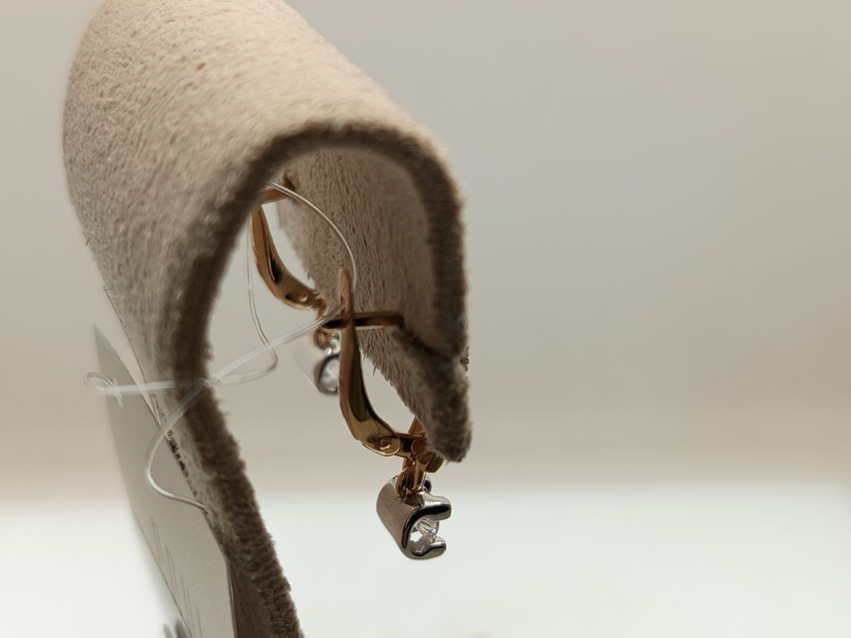 СЕРЬГИ С КАМНЯМИ (Au 585)