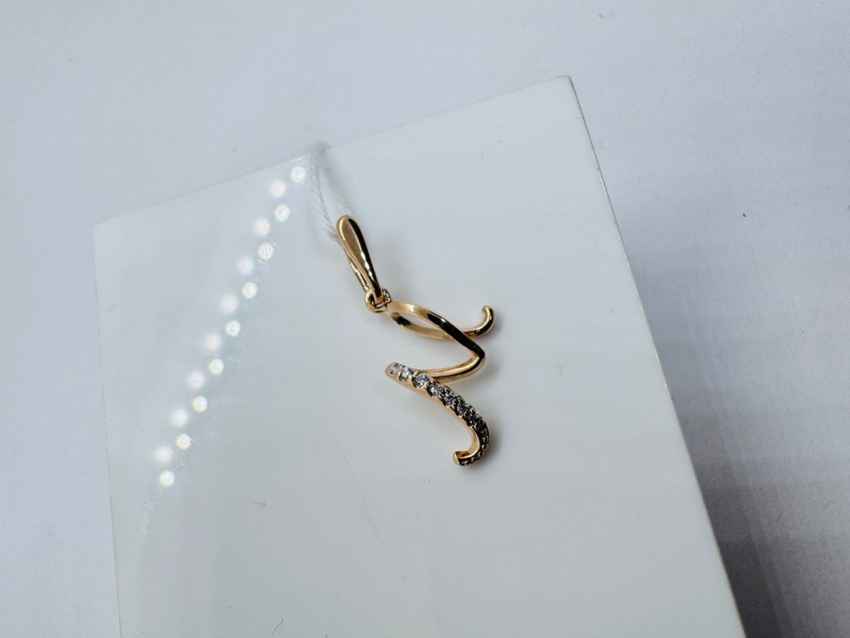 ПОДВЕСКА С КАМНЯМИ (Au 585)