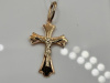 ПОДКБК585 ПОДВЕСКА КРЕСТ БЕЗ КАМНЯ (Au 585)