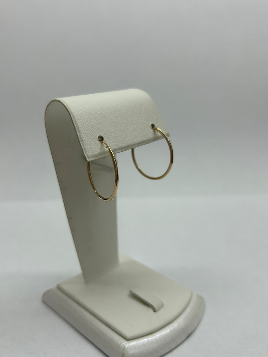 СЕРЬГИ КОНГО без камня (Au 585)