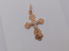 ПОДВЕСКА КРЕСТ без камня (Au 585)