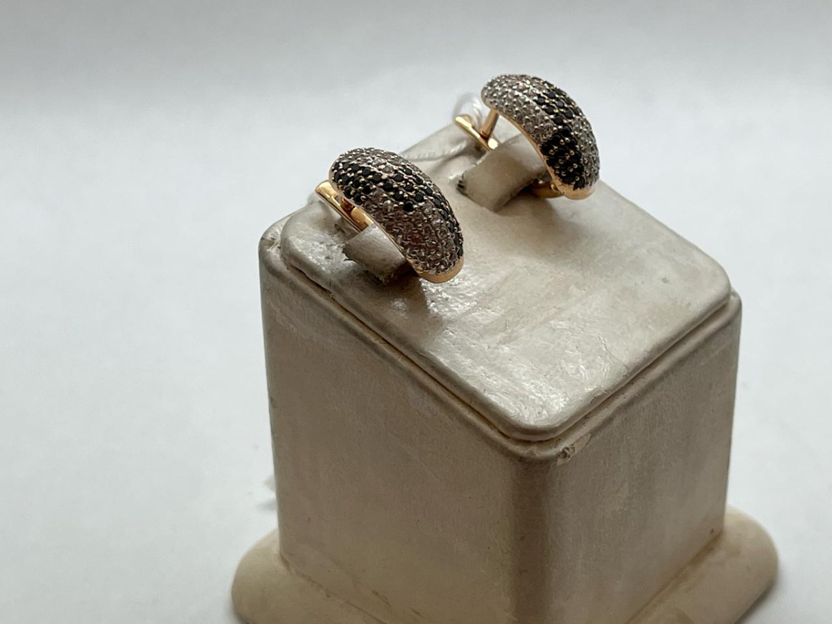 СЕРЬГИ С КАМНЯМИ (Au 585)