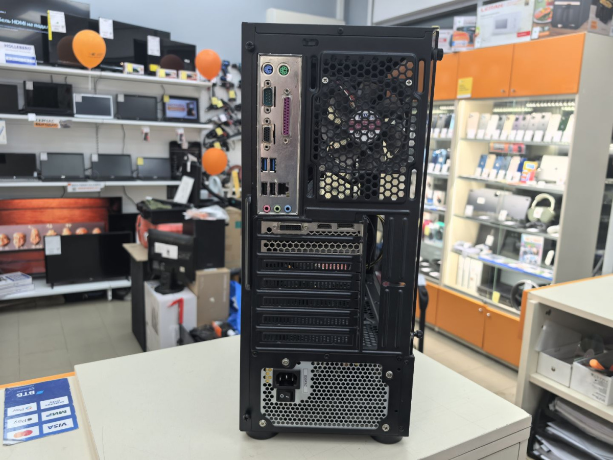 Системный блок Ginzzu; Xeon E3-1220 v3, GeForce GTX 1050 Ti, 16 Гб, Нет, 500 Гб