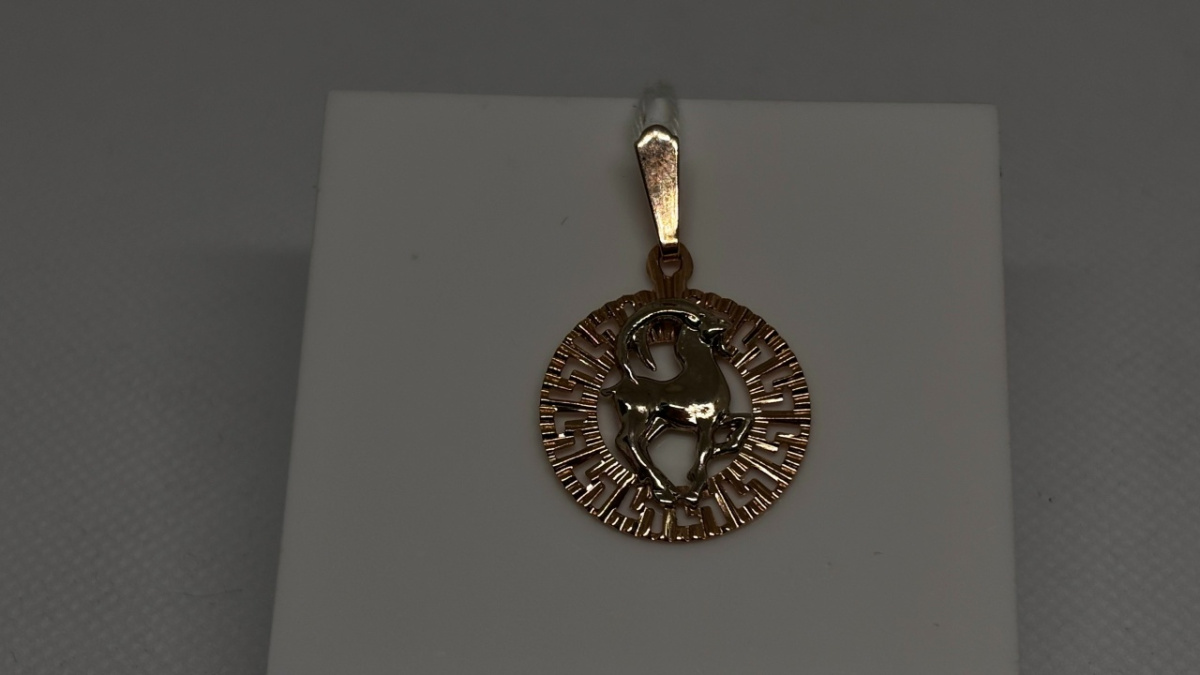 ПОДВЕСКА ЗНАК ЗОДИАКА КОЗЕРОГ Au 585