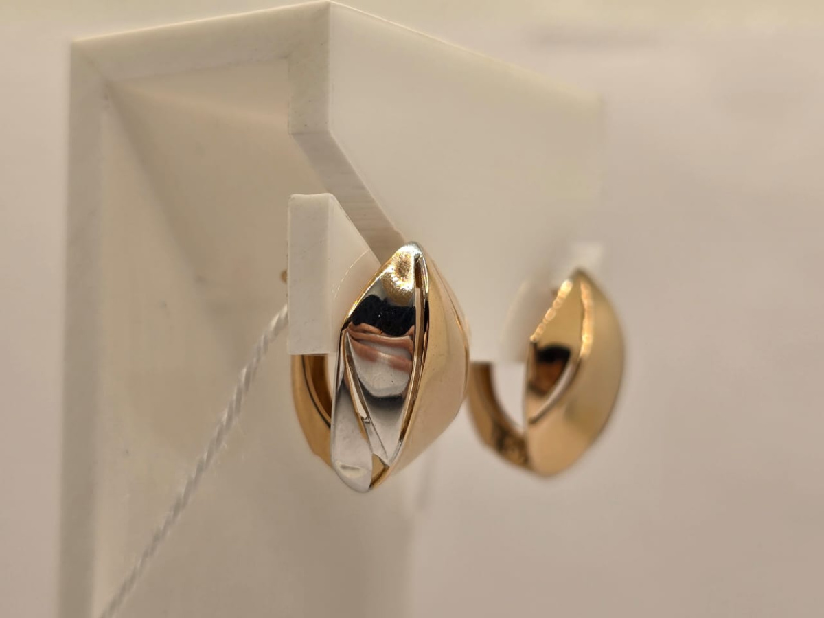 СЕРЬГИ БЕЗ КАМНЯ (Au 585)