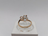 КОЛЬЦО С КАМНЯМИ (Au 585)