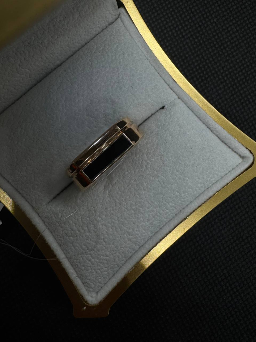 КОЛЬЦО ПЕЧАТКА с камнем (Au 585)