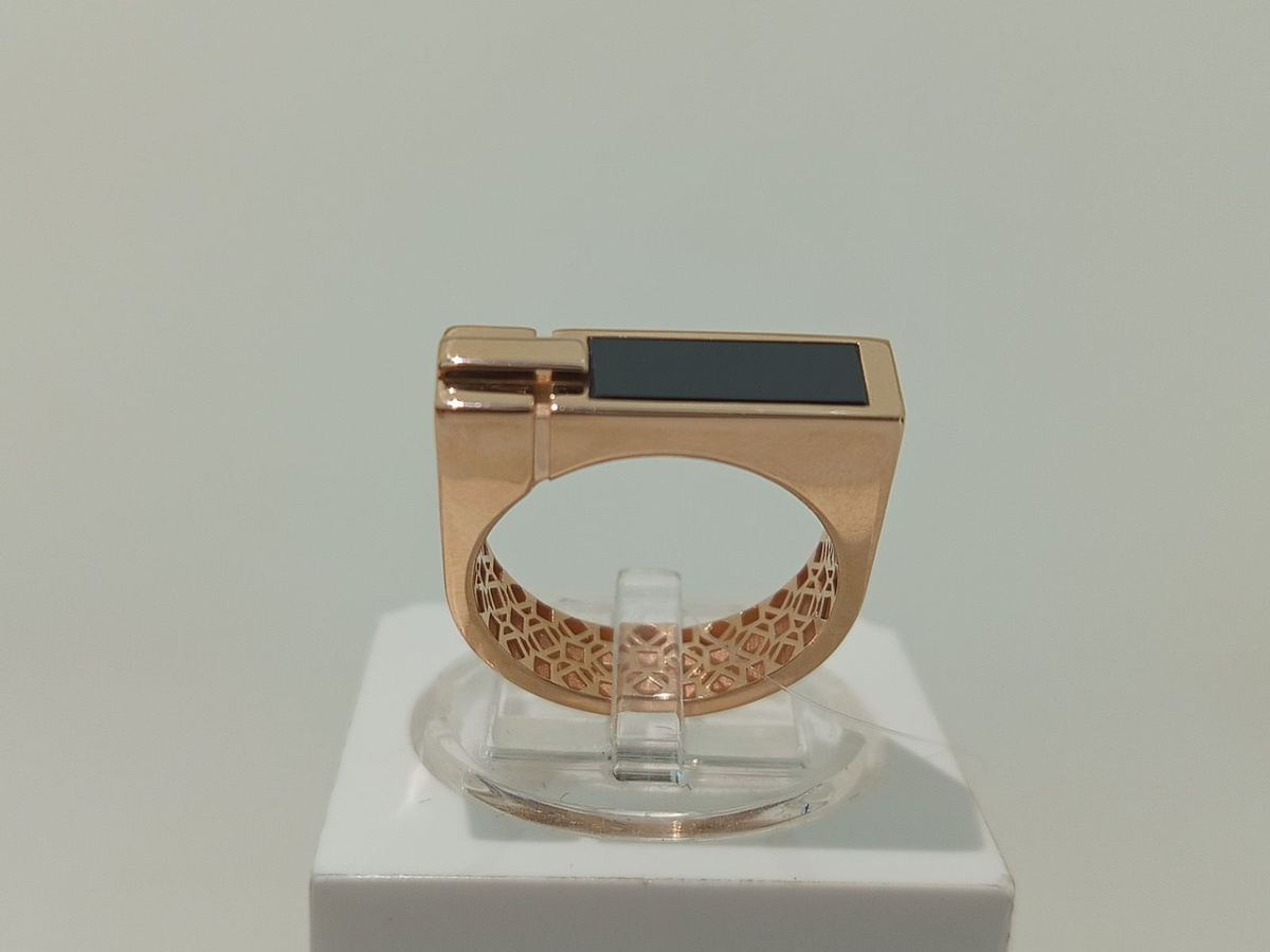 КОЛЬЦО ПЕЧАТКА с камнем (Au 585)