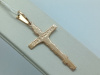 ПОДКБК585 ПОДВЕСКА КРЕСТ БЕЗ КАМНЯ (Au 585)