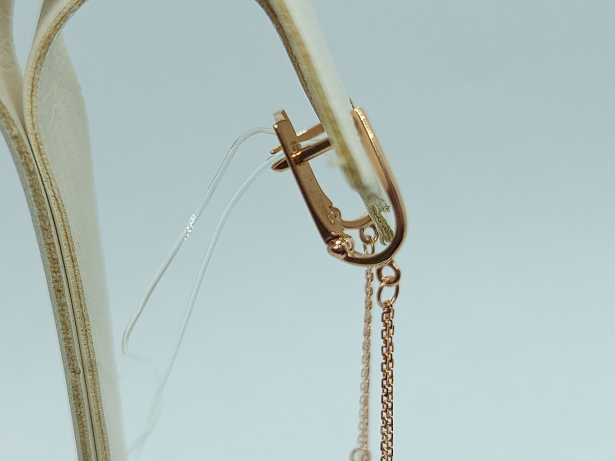 СЕРЬГИ БЕЗ КАМНЯ (Au 585)