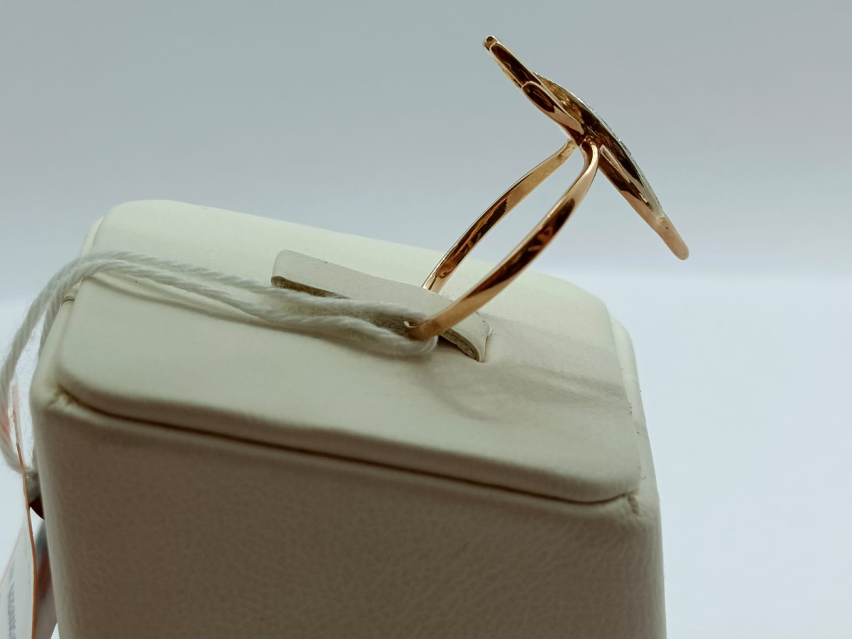 КОЛЬЦО С КАМНЯМИ (Au 585)