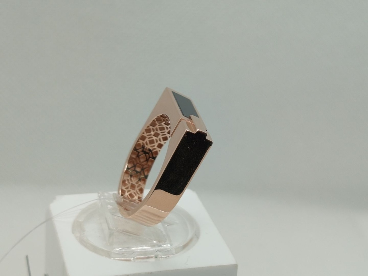 КОЛЬЦО ПЕЧАТКА с камнем (Au 585)