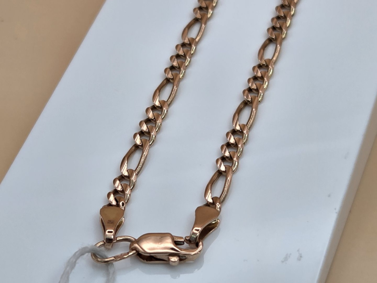 ЦЛФК585 ЦЕПЬ ПОЛНОВЕСНАЯ Фигаро(картье) (Au 585)