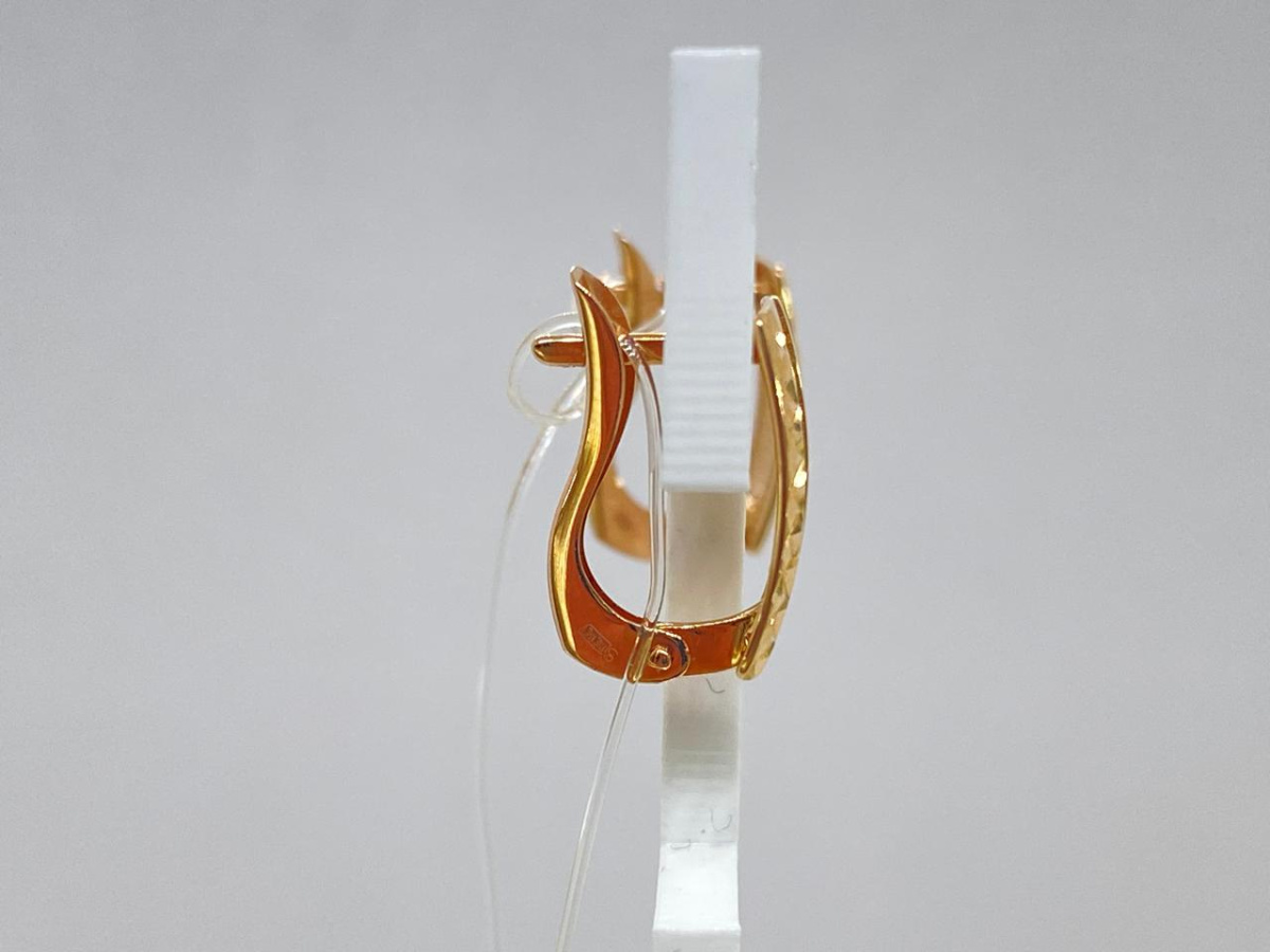 СЕРЬГИ БЕЗ КАМНЯ (Au 585)