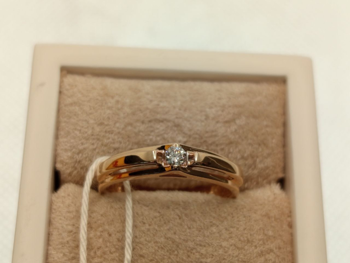 КОЛЬЦО БРИЛЛИАНТ Au 585