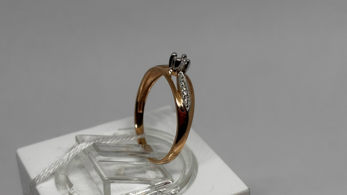 КОЛКМИ585 КОЛЬЦО С КАМНЯМИ (Au 585)