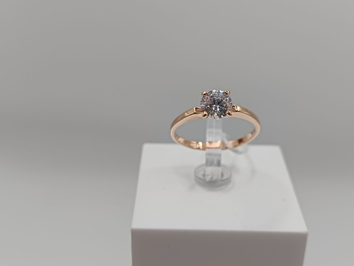 КОЛКМ585 КОЛЬЦО С КАМНЕМ (Au 585)