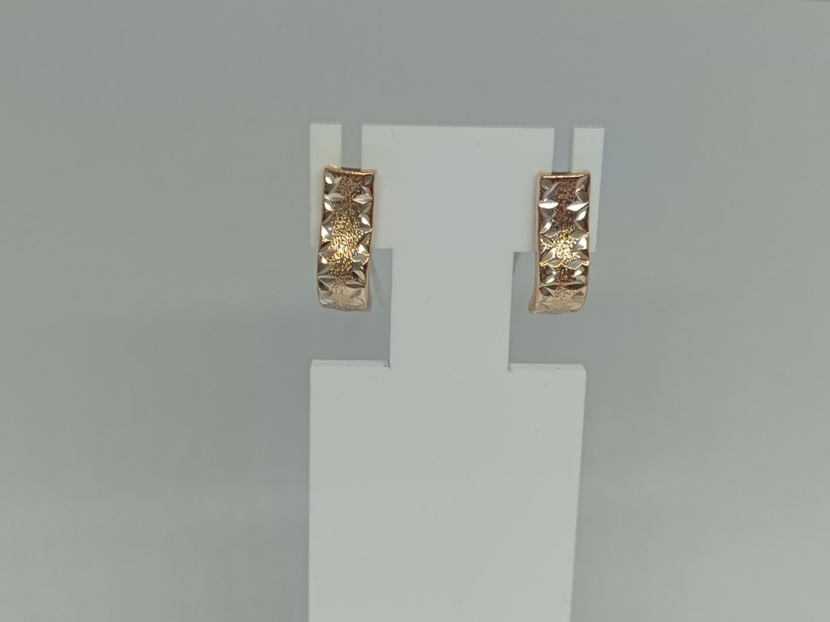 СЕРЬГИ БЕЗ КАМНЯ (Au 585)