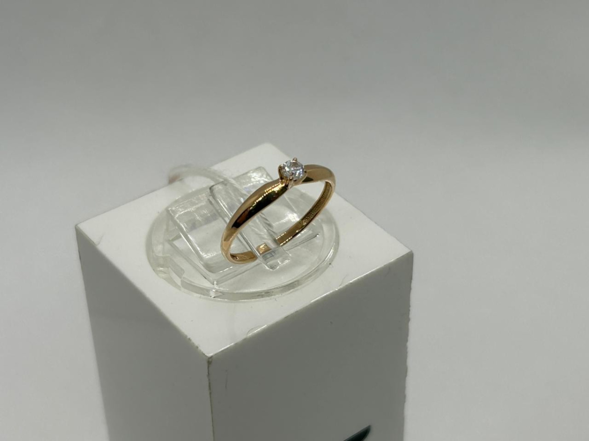 КОЛЬЦО С КАМНЕМ (Au 585)