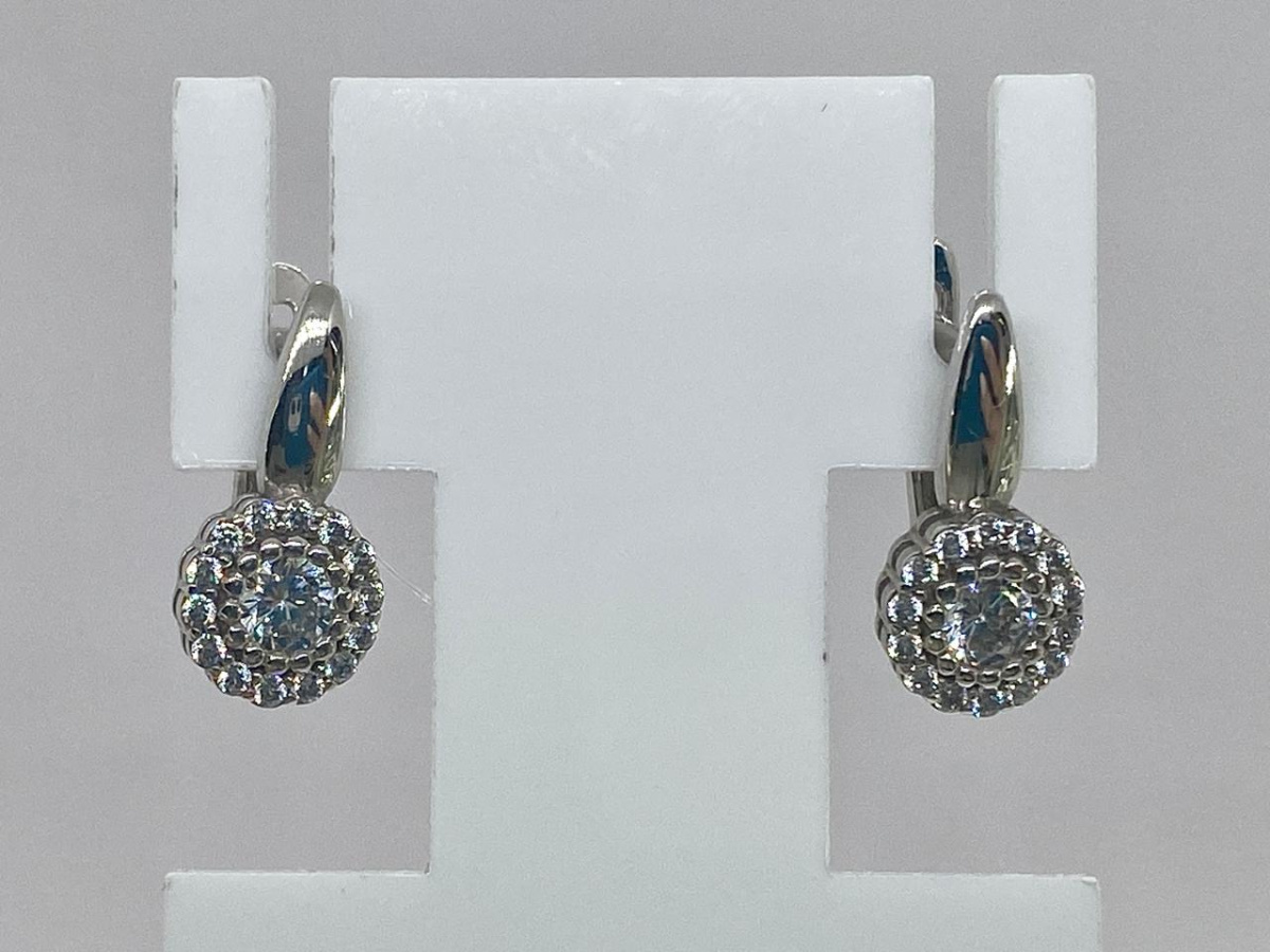 СЕРЬГИ С КАМНЯМИ (Au 585)