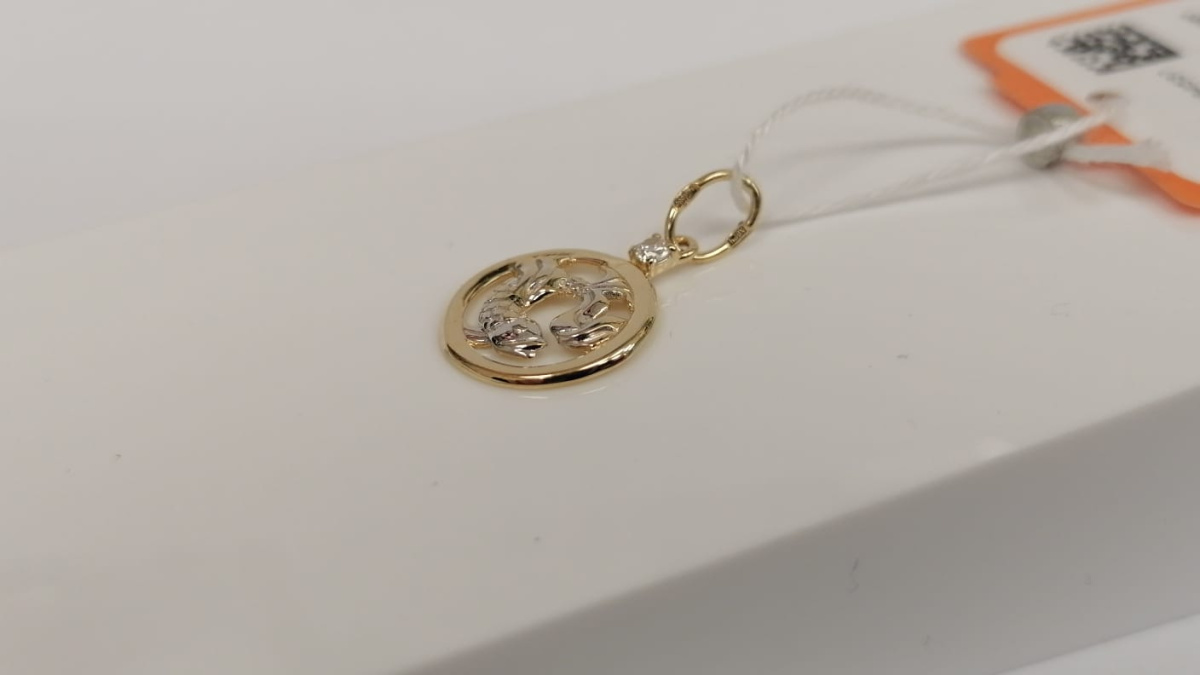 ПОДВЕСКА С КАМНЕМ (Au 585)