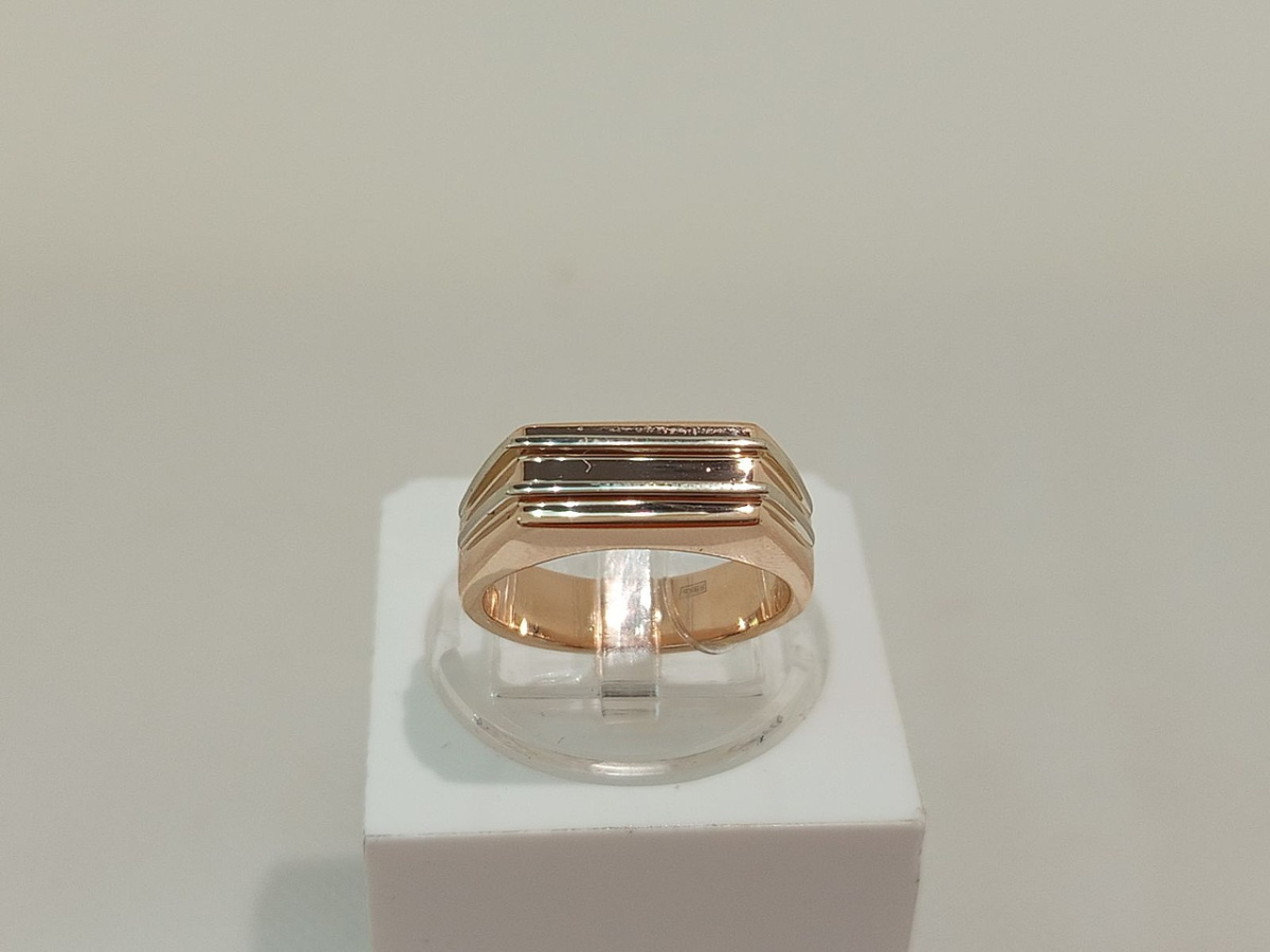 КОЛЬЦО ПЕЧАТКА без камня (Au 585)