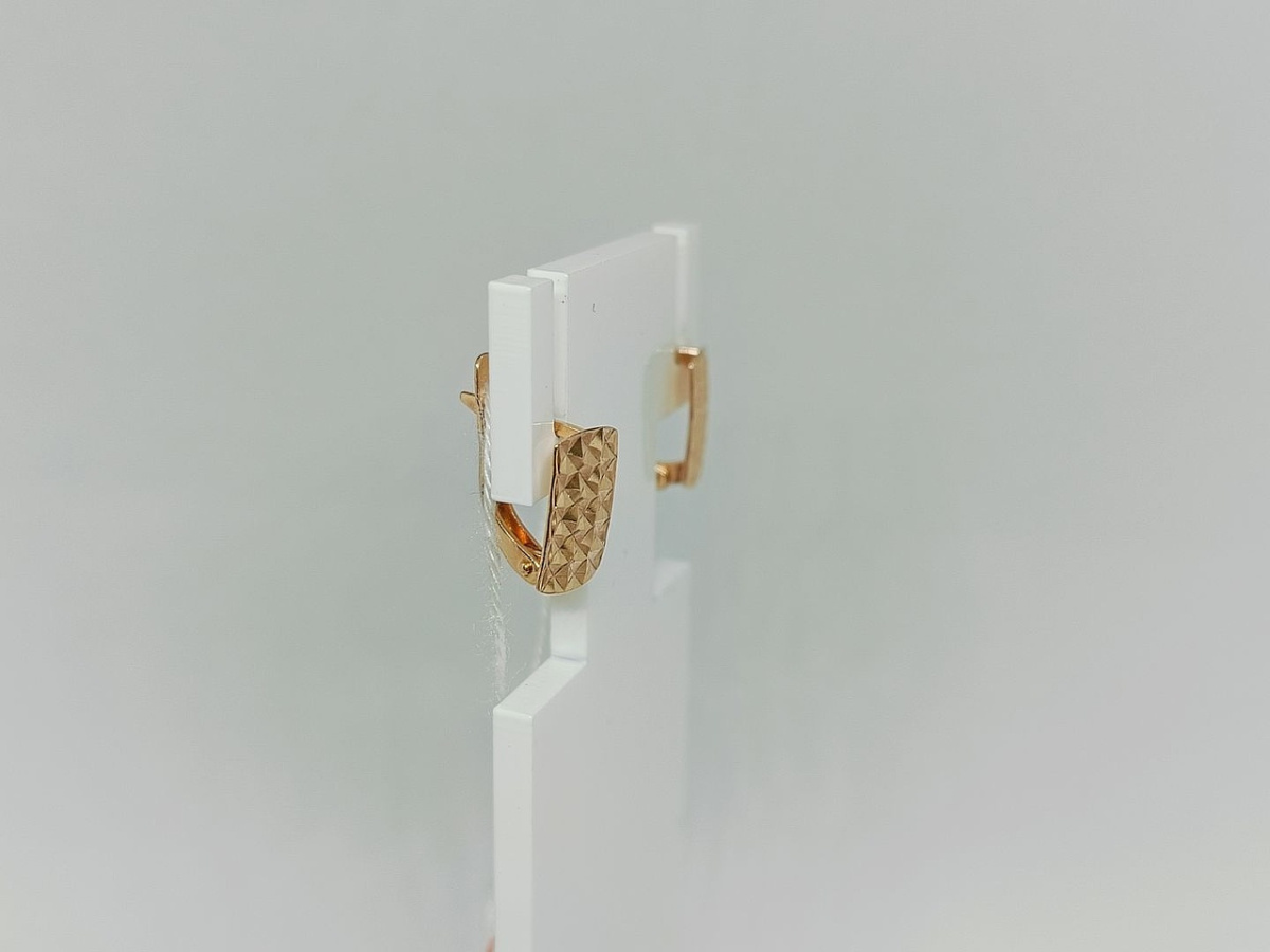 СЕРЬГИ БЕЗ КАМНЯ (Au 585)