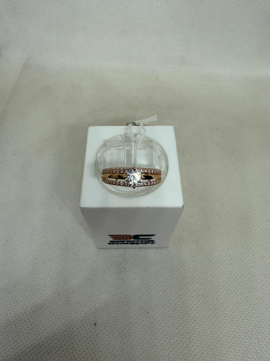 КОЛЬЦО С КАМНЯМИ (Au 585)