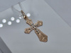 ПОДКБК585 ПОДВЕСКА КРЕСТ БЕЗ КАМНЯ (Au 585)