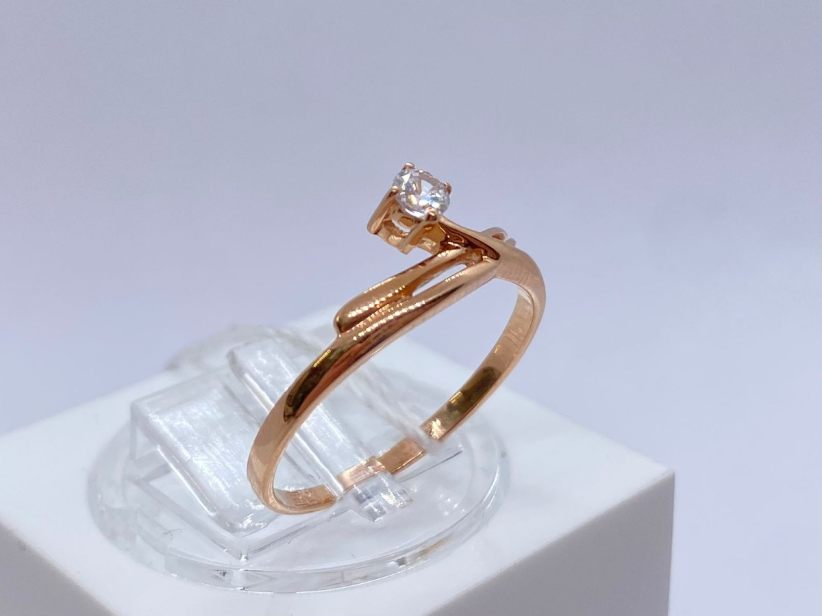 КОЛЬЦО С КАМНЕМ (Au 585)