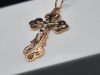 ПОДКБК585 ПОДВЕСКА КРЕСТ БЕЗ КАМНЯ (Au 585)