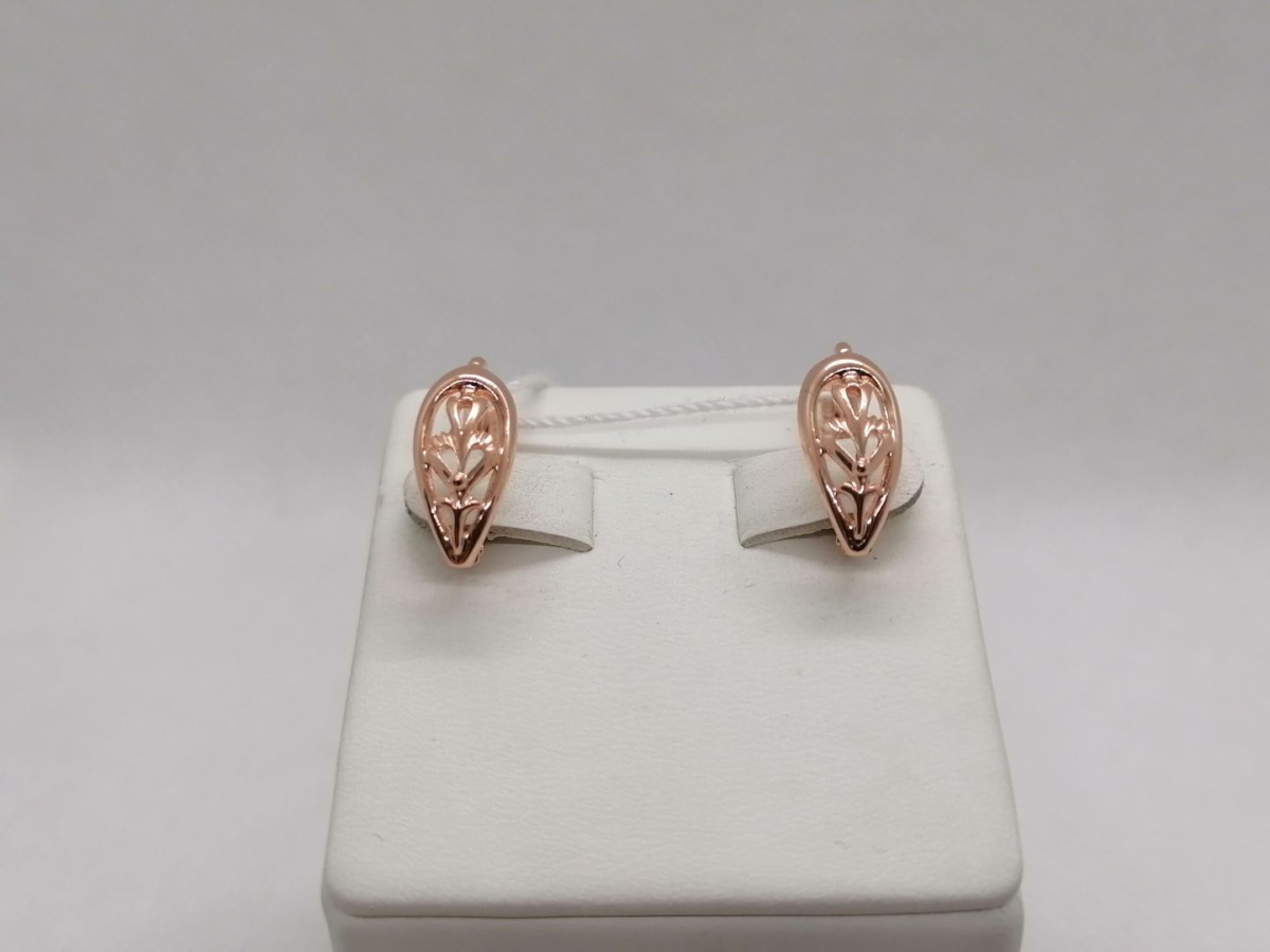 СЕРЬГИ БЕЗ КАМНЯ (Au 583)