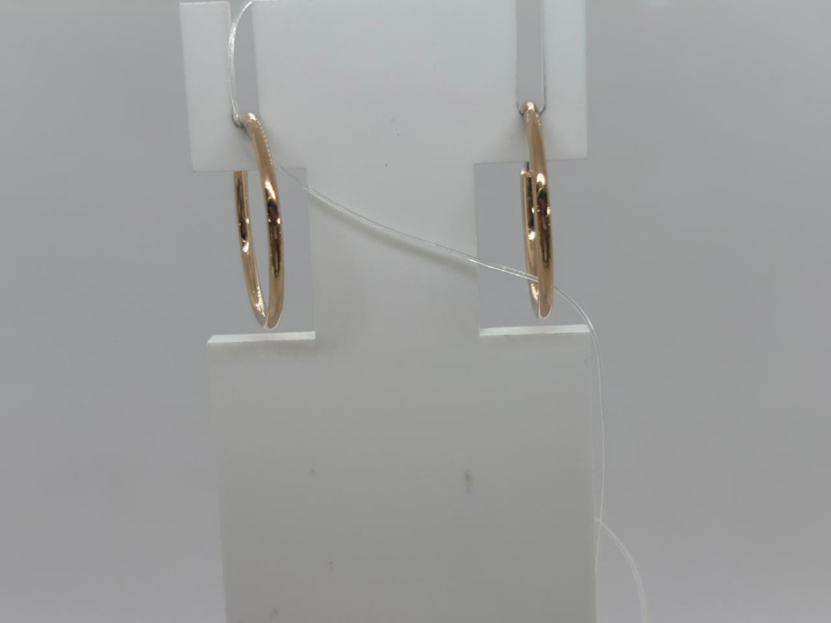 СЕРЬГИ КОНГО без камня (Au 585)