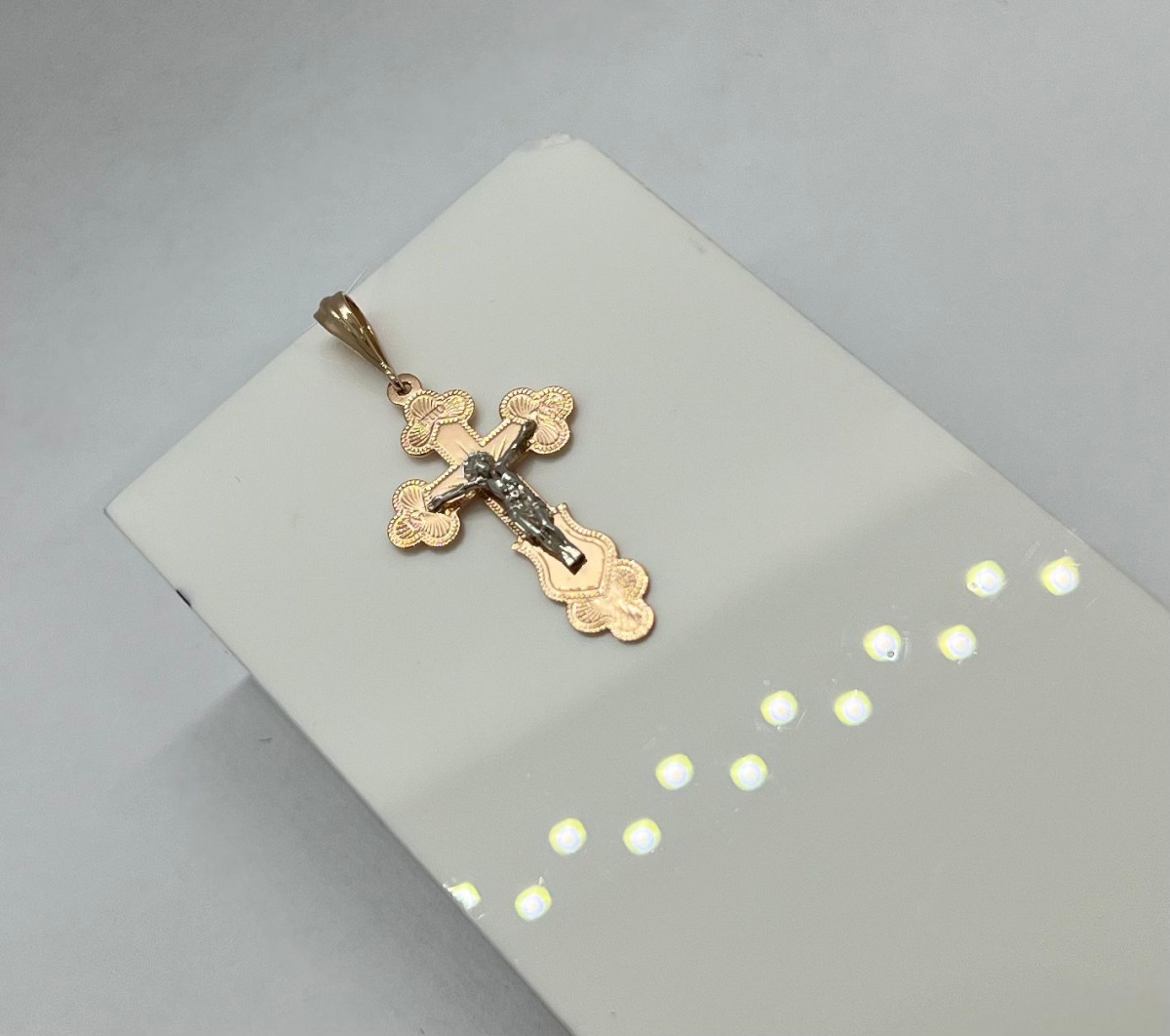 ПОДВЕСКА КРЕСТ без камня (Au 585)