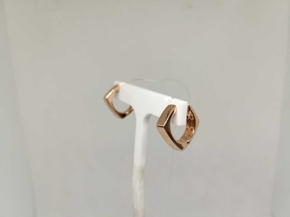 СЕРЬГИ БЕЗ КАМНЯ (Au 585)