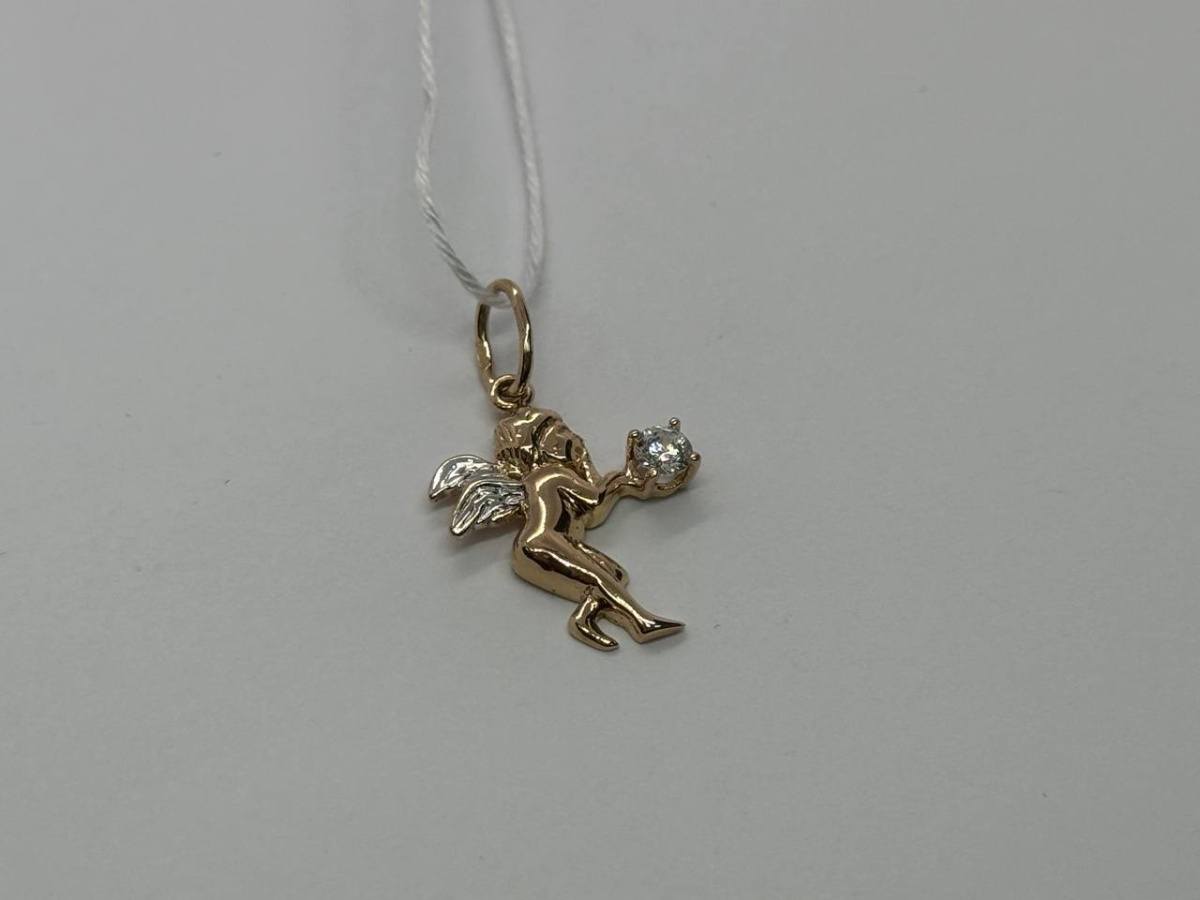 ПОДКМ585 ПОДВЕСКА С КАМНЕМ (Au 585)